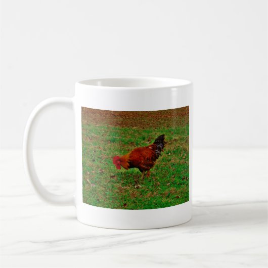 Mug Rooster in the Grass (Gauche)