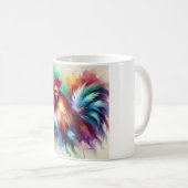 Mug Rooster in Watercolor Art 170724AREF138 - Watercol (Devant droit)