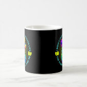 Mug Rooster Life Funky Retro Rooster Chicken Citation (Centre)