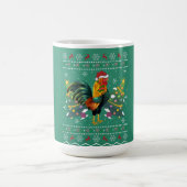 Mug Rooster Lover Xmas cadeau Rooster laide Noël (Centre)