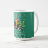 Mug Rooster Lover Xmas cadeau Rooster laide Noël (Devant droit)