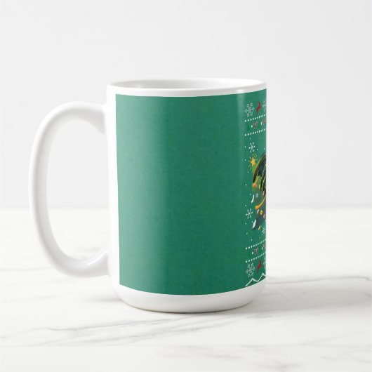 Mug Rooster Lover Xmas cadeau Rooster laide Noël (Gauche)