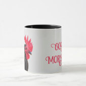 Mug Rooster Noir Bonjour ! (Centre)