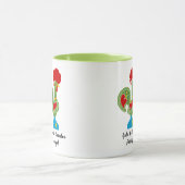 Mug Rooster portugais de la chance en vert (Centre)