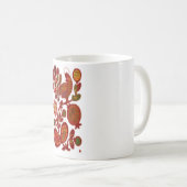 MUG ROOSTER SUR FLEURS (Devant droit)