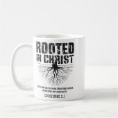 Mug Rooted In Christ Christian Nge Bible Verse Colossi (Gauche)
