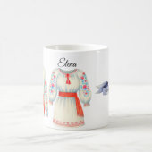 Mug Roots Roumain Costume folklorique Attire tradition (Centre)