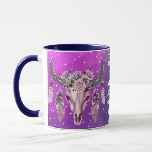 Mug roped a cow (Gauche)