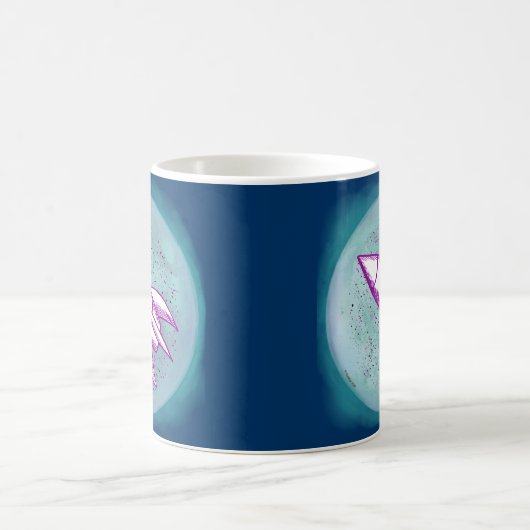 Mug Roquette de lune violette (Centre)