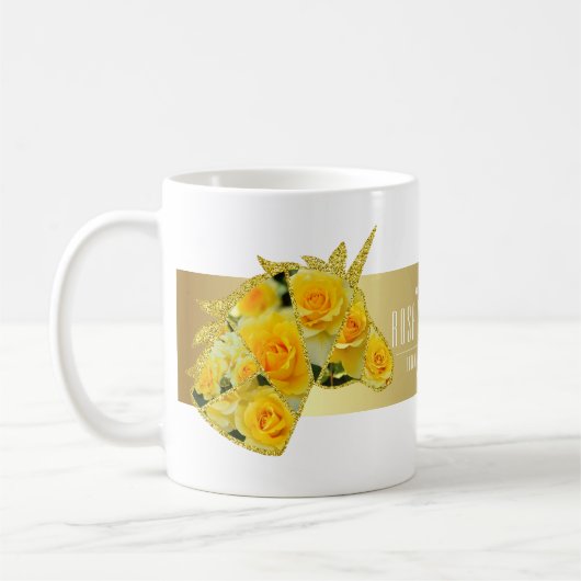 Mug Rosa Gold Bunny (Gauche)