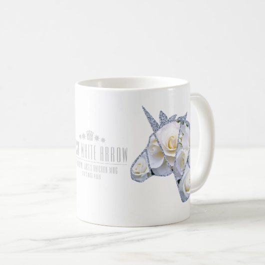Mug Rosa White Arrow (Devant droit)