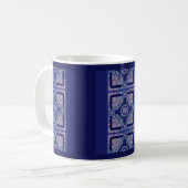 Mug Rosace bleue (Devant gauche)