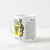 Mug Rosado, origine, signification et la crête (Devant gauche)