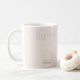 Mug Rosaire du baptême sur rose