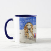 Mug Roscoe va à la plage (Gauche)