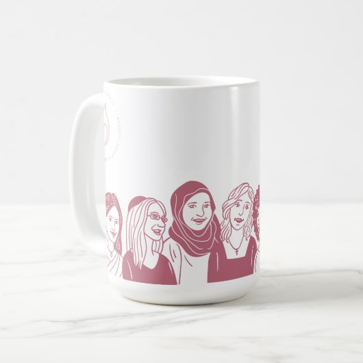 Mug rose 15 oz (Devant gauche)