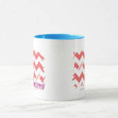 Mug Rose 2 de zigzag (Centre)