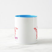 Mug Rose 3 de zèbre (Centre)