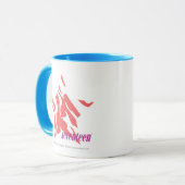 Mug Rose 3 de zèbre (Devant gauche)