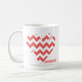 Mug Rose 3 de zigzag (Gauche)