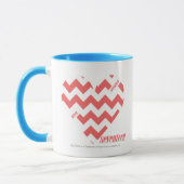 Mug Rose 3 de zigzag (Gauche)