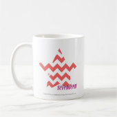 Mug Rose 4 de zigzag (Gauche)