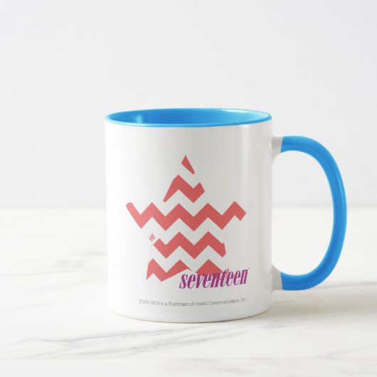 Mug Rose 4 de zigzag (Droite)