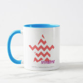Mug Rose 4 de zigzag (Gauche)