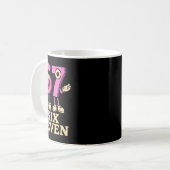Mug Rose 67 Six Seven 6-7 - Enfant drôle de Brainrot i (Devant gauche)
