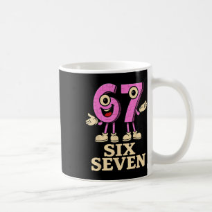 Mug Rose 67 Six Seven 6-7 - Enfant drôle de Brainrot i