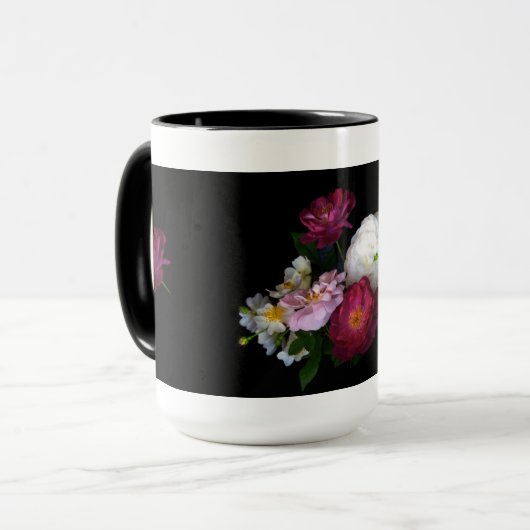 Mug Rose à l'ancienne (Devant gauche)