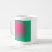 Mug rose abstrait (Devant gauche)