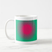 Mug rose abstrait (Gauche)