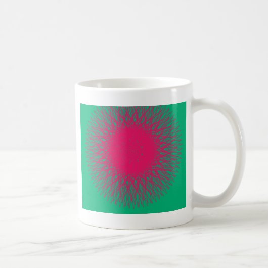 Mug rose abstrait (Droite)