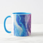 Mug Rose arc-en-ciel aquarelle (Gauche)