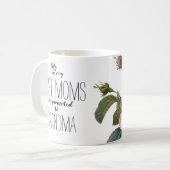 Mug Rose Art rose grossesse faire-part M café (Devant gauche)
