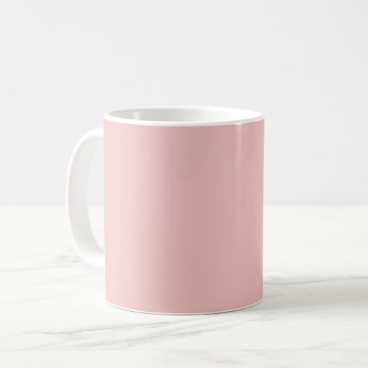 Mug Rose bébé (uni) (Devant gauche)