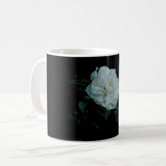 Mug Rose blanche (Devant gauche)