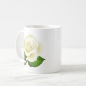 Mug Rose blanche d'Austin (Devant gauche)