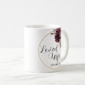 Mug Rose blanche ● Proverbes 31 ● Femme aimée ● (Devant droit)