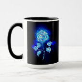 Mug Rose bleu brûlant (Gauche)