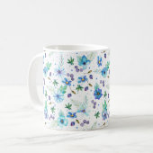Mug Rose bleue (Devant gauche)