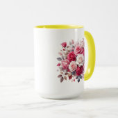 Mug Rose Bouquet Floral Design-62104 (Devant droit)