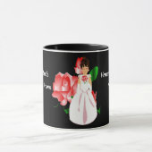 Mug Rose "Bride III" - Personnalisable (Centre)