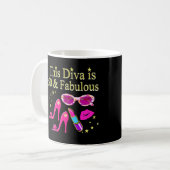 MUG ROSE CE DIVA EST 50 & FABULOUS DESIGN (Devant gauche)