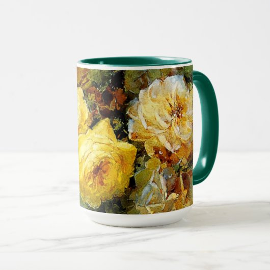 Mug Rose, célèbre peinture, (Devant droit)
