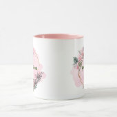 Mug Rose, cercle floral, motivation (Centre)