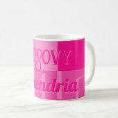 Mug Rose chaud personnalisé (Devant droit)
