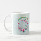 Mug Rose classique Floral Mug, 11 oz Conformité FDA (Gauche)