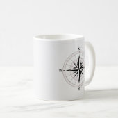 Mug Rose Compass vintage  (Devant droit)